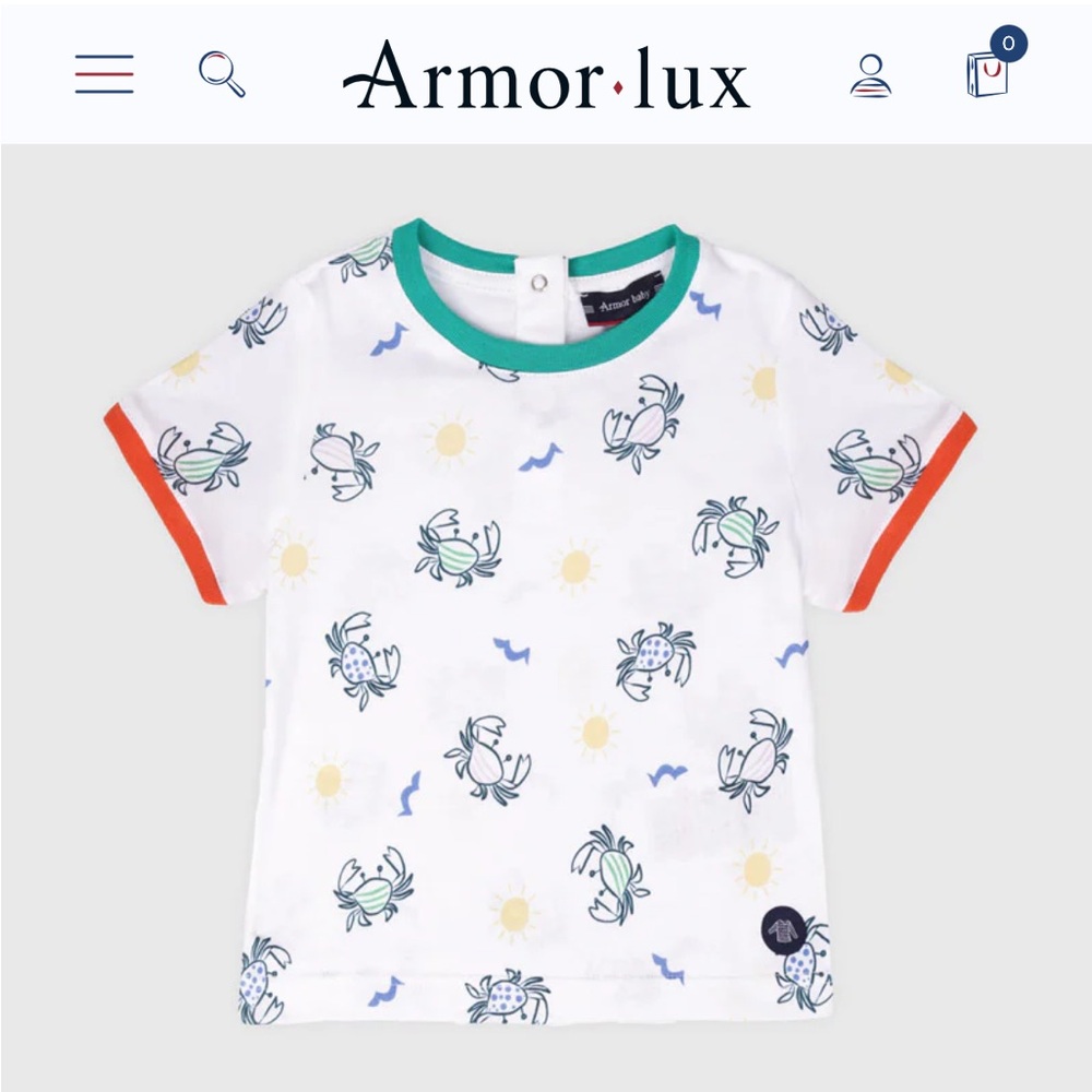 Armor Lux Krabben Crab Tee
